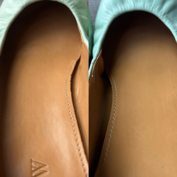 J. Crew Sage Green Soft Leather Ballet Flats - Picture 15 of 15